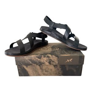 Chaco Wayfarer Black Sandals Premium Comfortable Outdoor Footwear